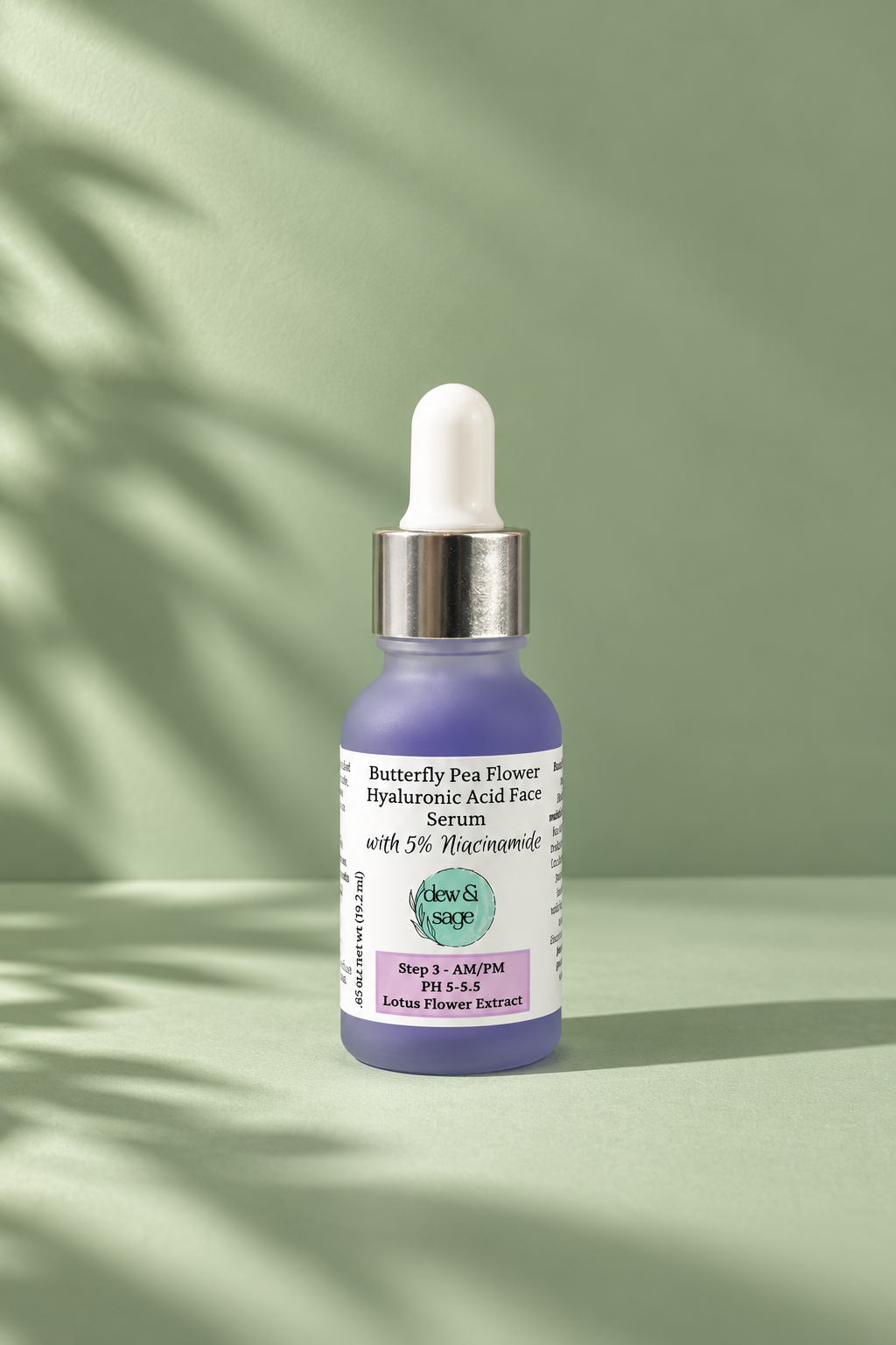 Butterfly Pea Flower Hyaluronic Face Serum with Niacinamide