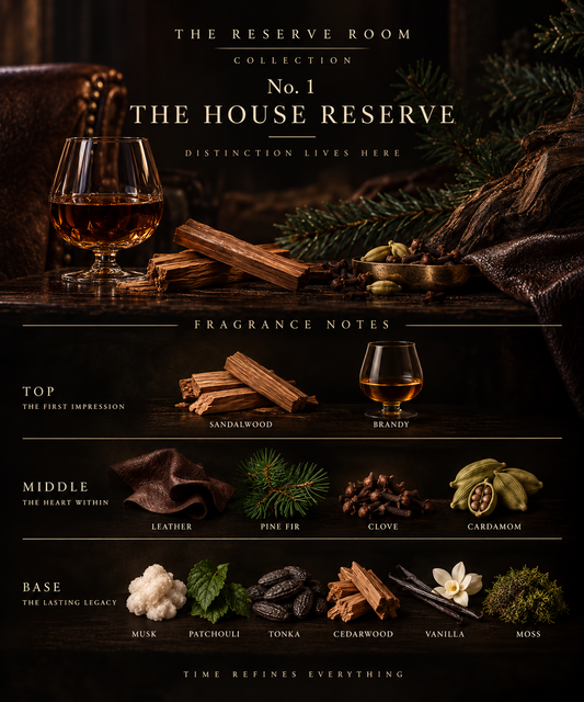 No. 1 The House Reserve - Sandalwood Brandy Scented Candle 8 oz.