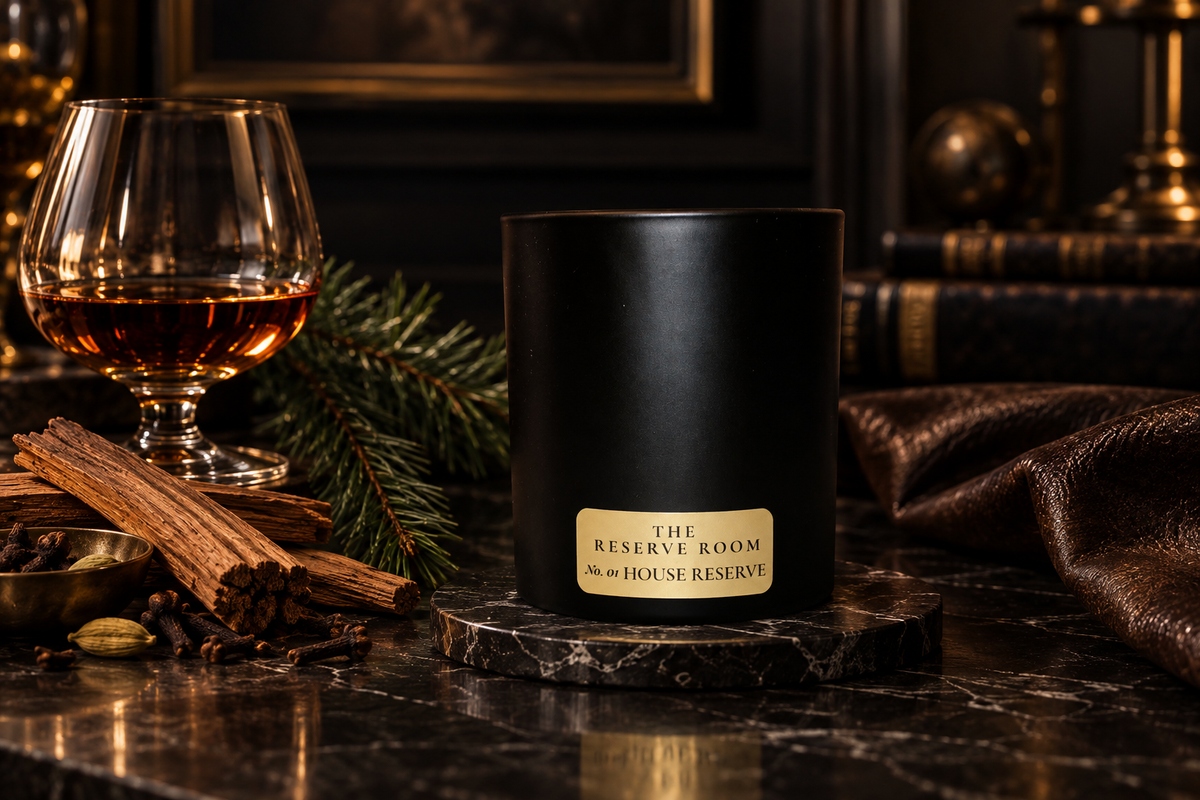 No. 1 The House Reserve - Sandalwood Brandy Scented Candle 8 oz.