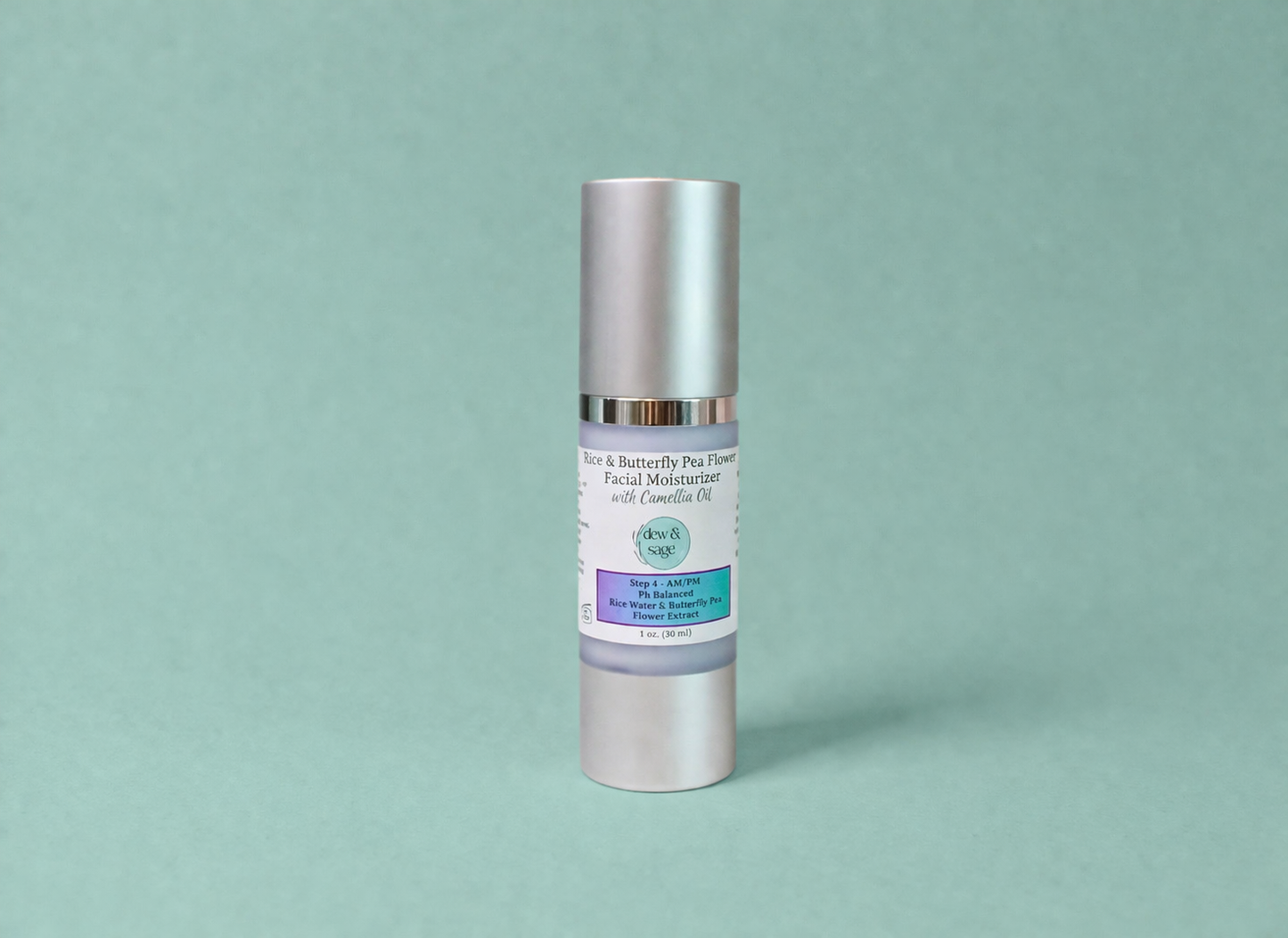 Facial Moisturizer - Rice & Butterfly Pea Flower - 1 oz.