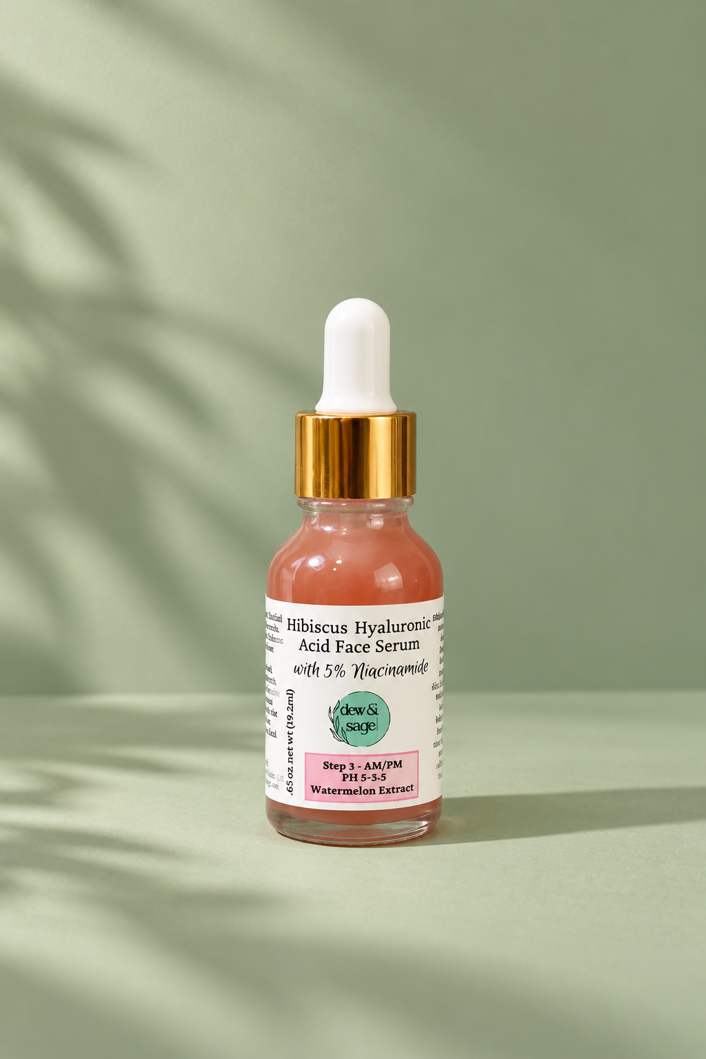 Hibiscus Hyaluronic Acid Facial Serum with 5% Niacinamide