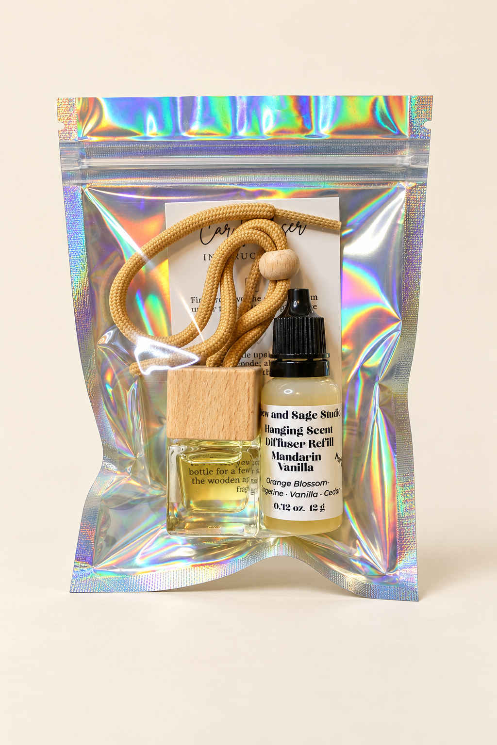 Hanging Scent Diffuser with 2 Refills