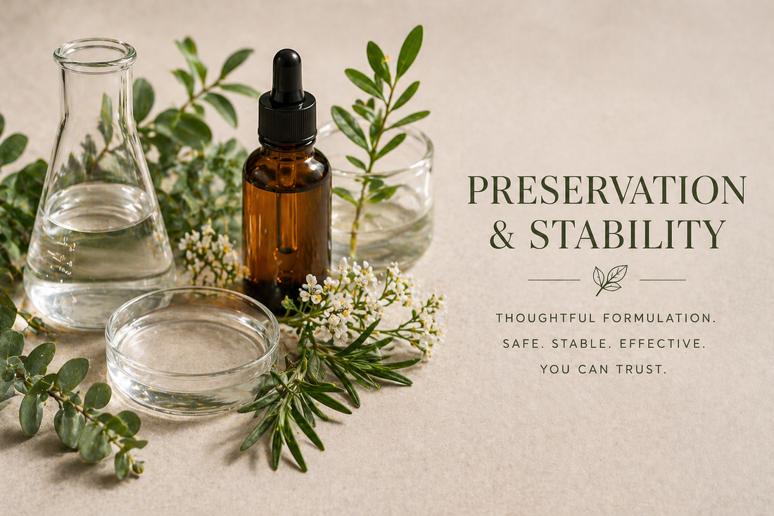🌿 Preservation & Stability — How We Keep Our Products Fresh