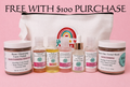 Skincare Discovery Set - 8 pc. Rose, Watermelon & Hibiscus + bonus Facial Oil