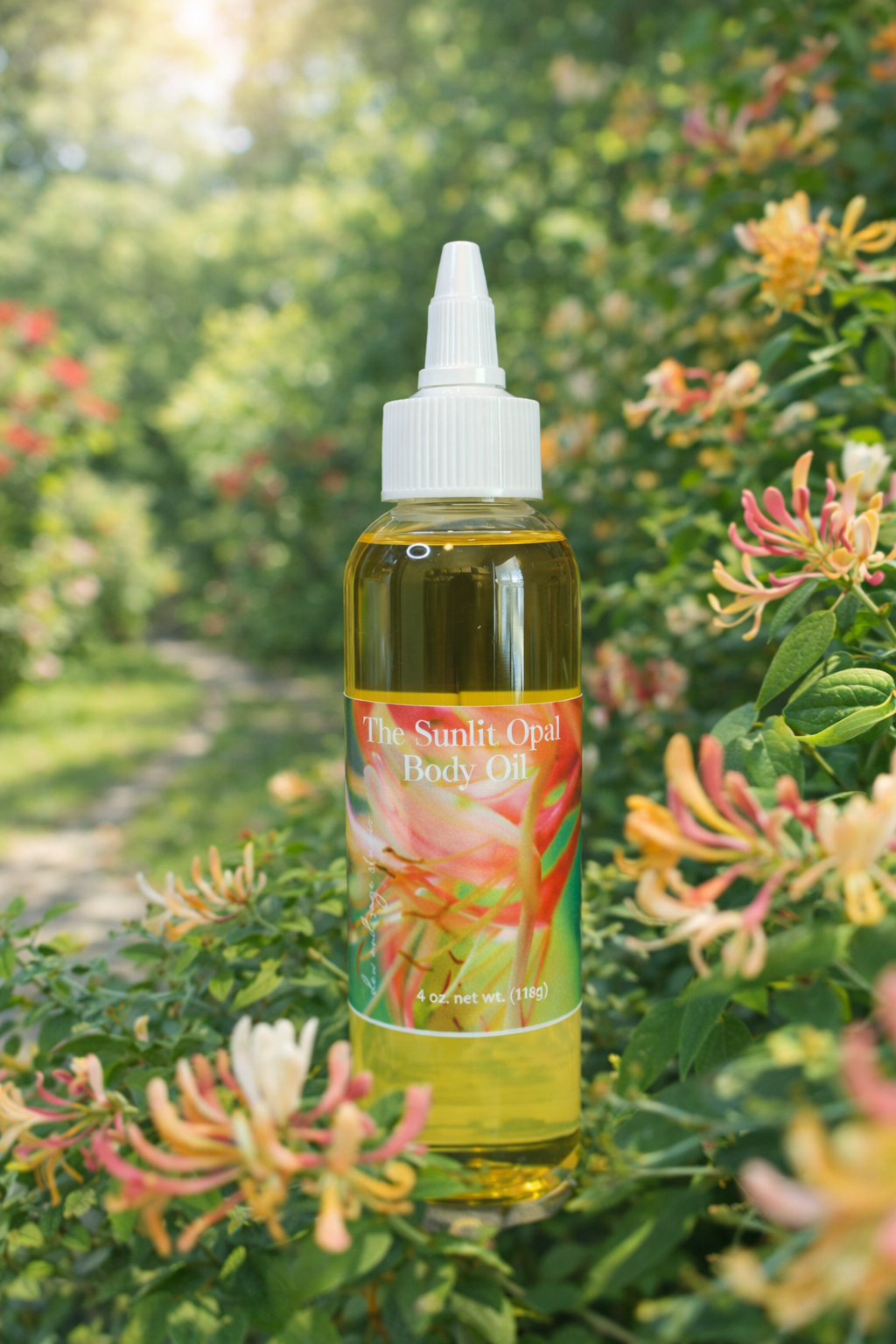 Scented Body Oil - The Sunlit Opal 4 oz.