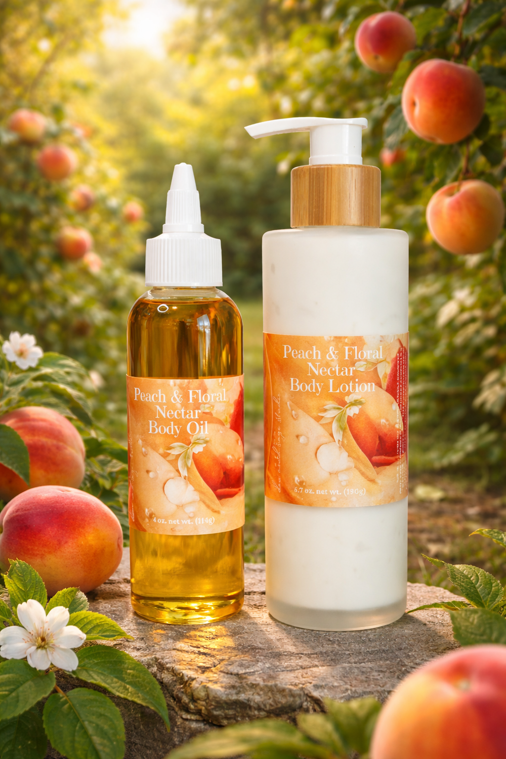 Soft Glow Ritual Gift Set - Peach & Floral Nectar