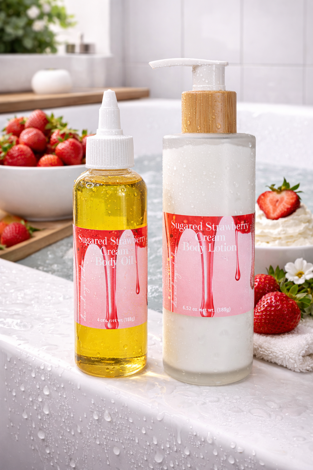 Soft Glow Ritual Gift Set - Sugared Strawberry Cream