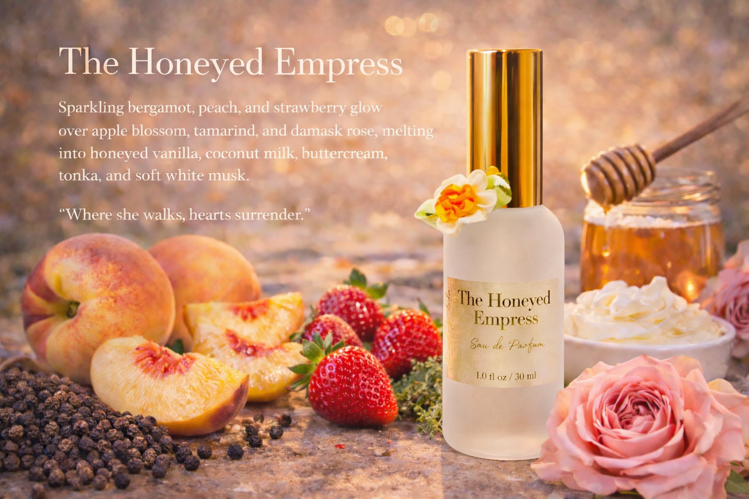 The Honeyed Empress Eau de Parfum 1 oz.