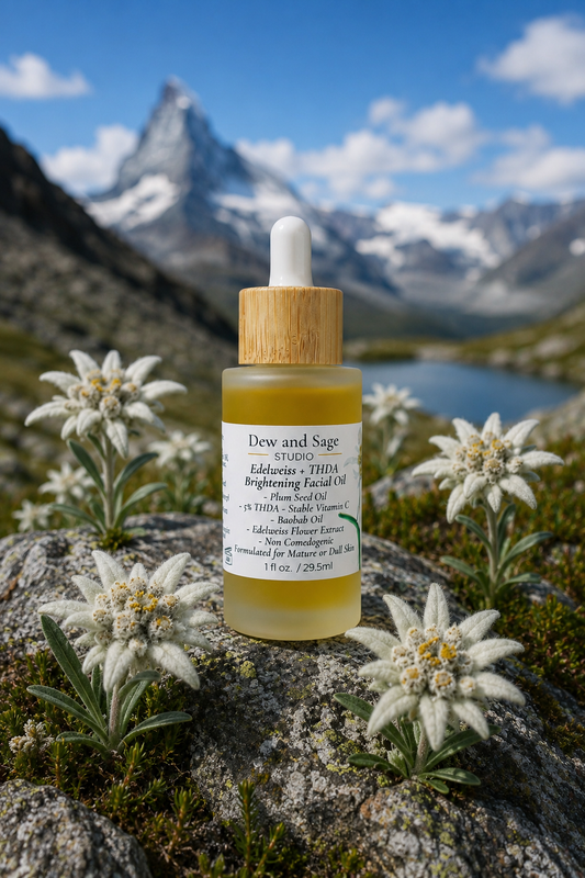 Edelweiss + THDA  Brightening Facial Oil - 1 oz.