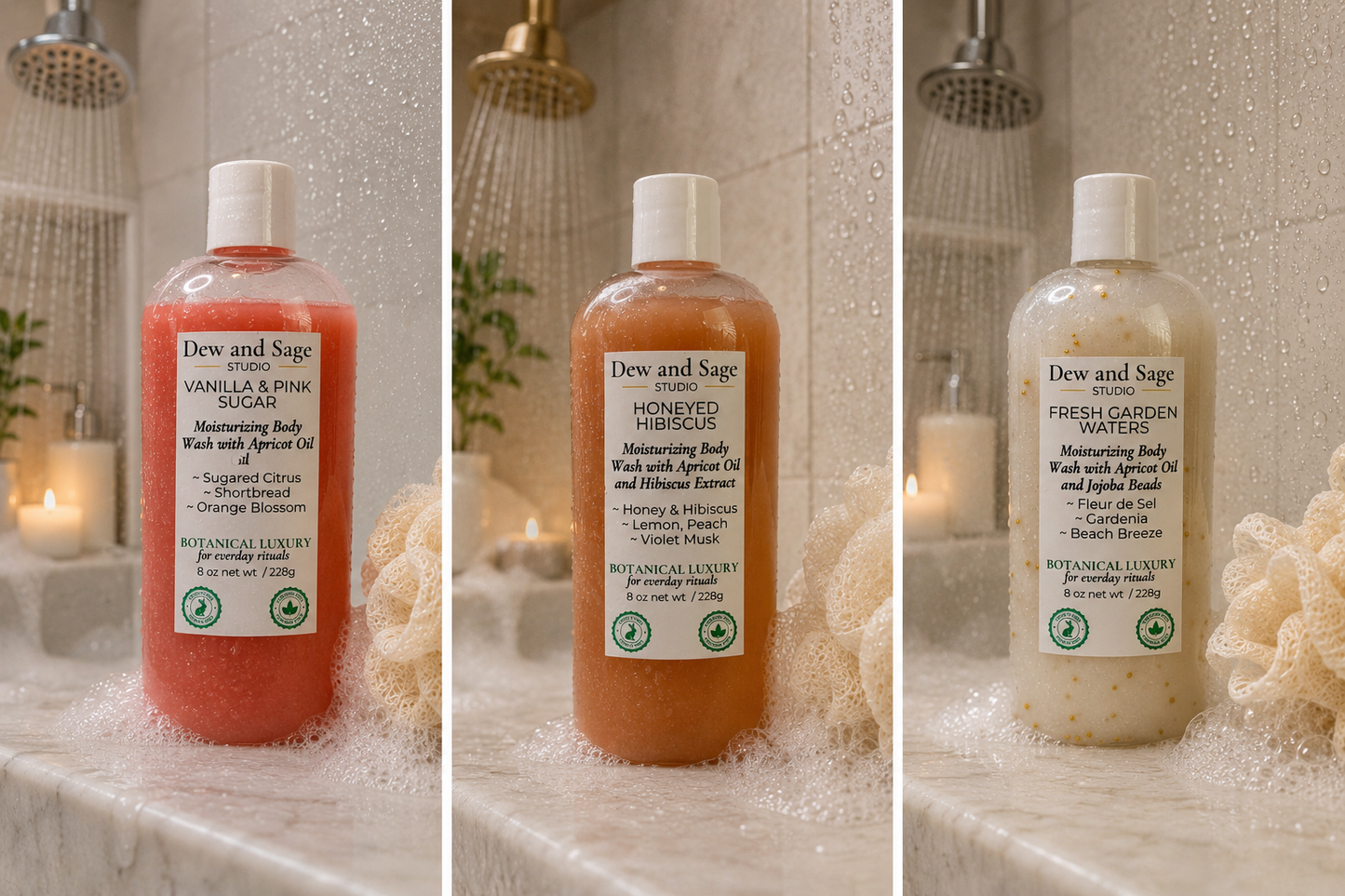 Moisturizing Body Wash -  8 oz.