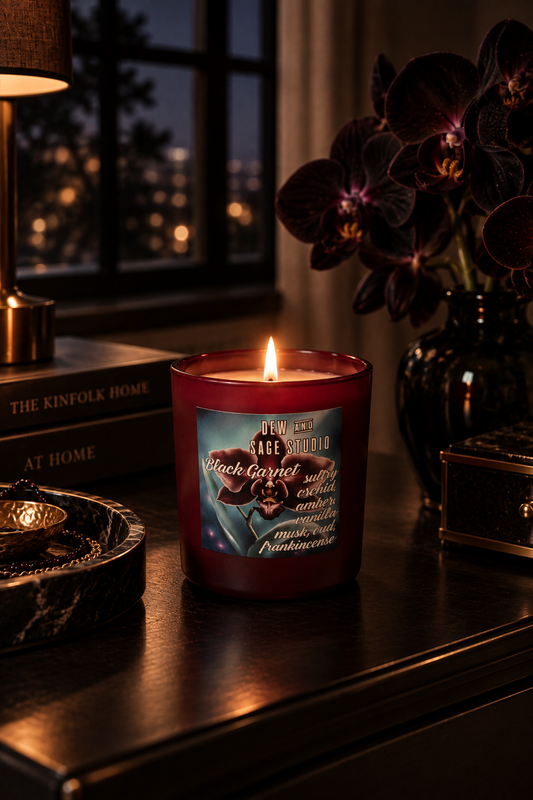 Black Garnet Scented Candle 12 oz.