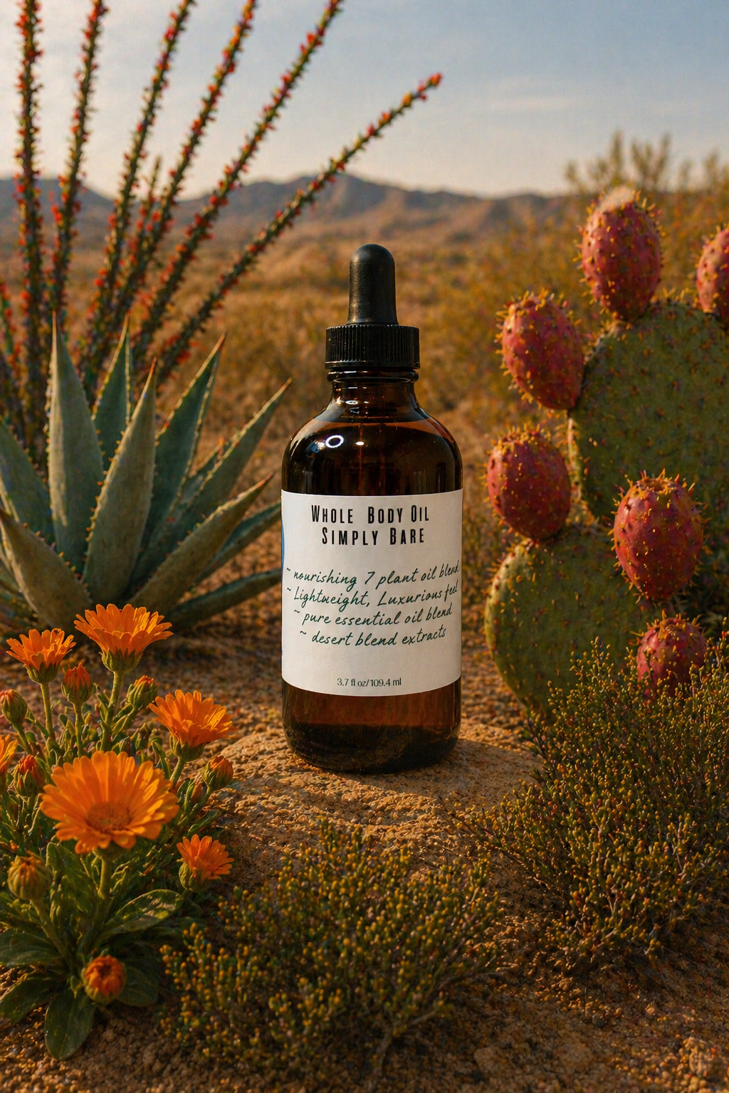 Simply Bare Whole Body Oil 3.7 oz.