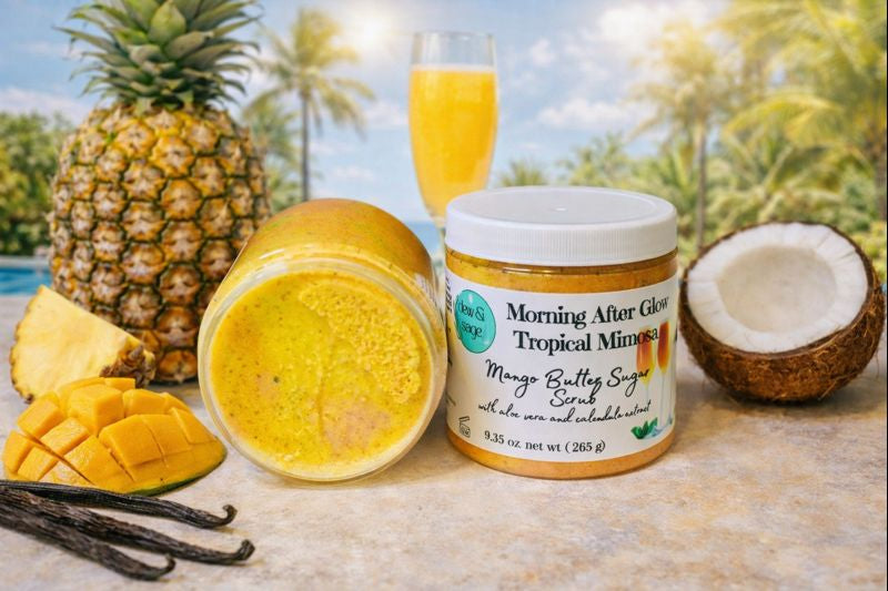 Morning After Glow - Tropical Mimosa Mango Sugar Scrub