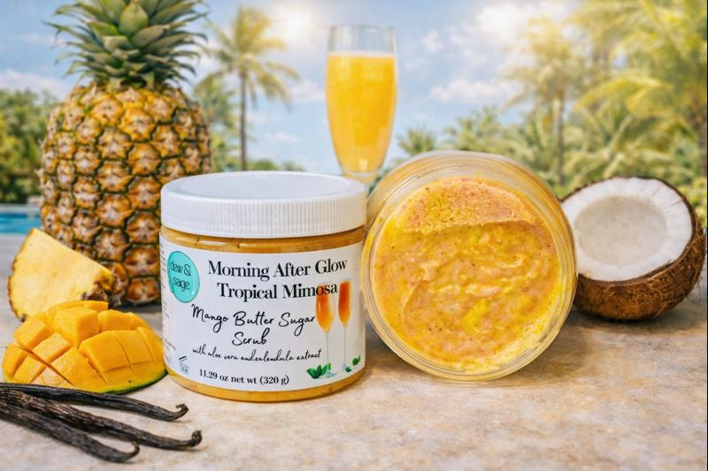 Morning After Glow - Tropical Mimosa Mango Sugar Scrub
