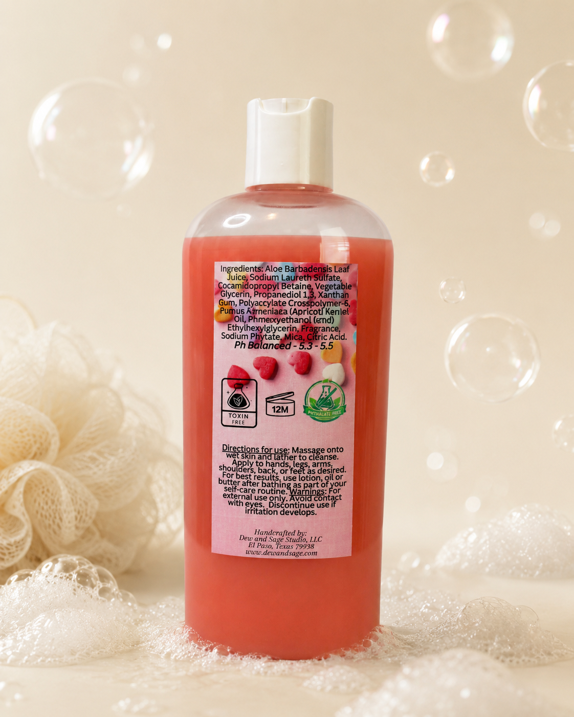 Moisturizing Body Wash -  8 oz.