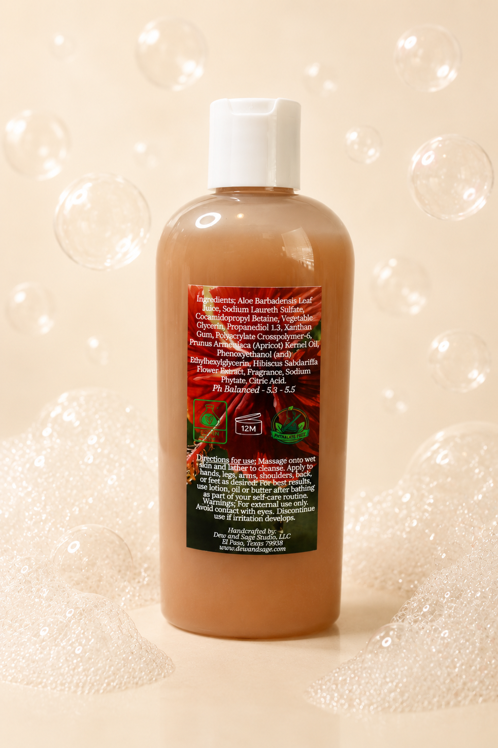 Moisturizing Body Wash -  8 oz.