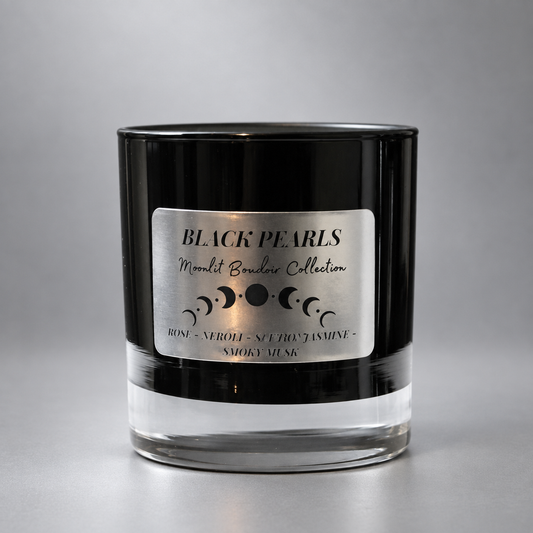 Black Pearls -  Sultry Jasmine Scented Candle 8 oz.