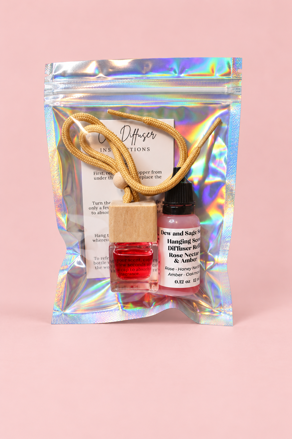 Hanging Scent Diffuser with 2 Refills