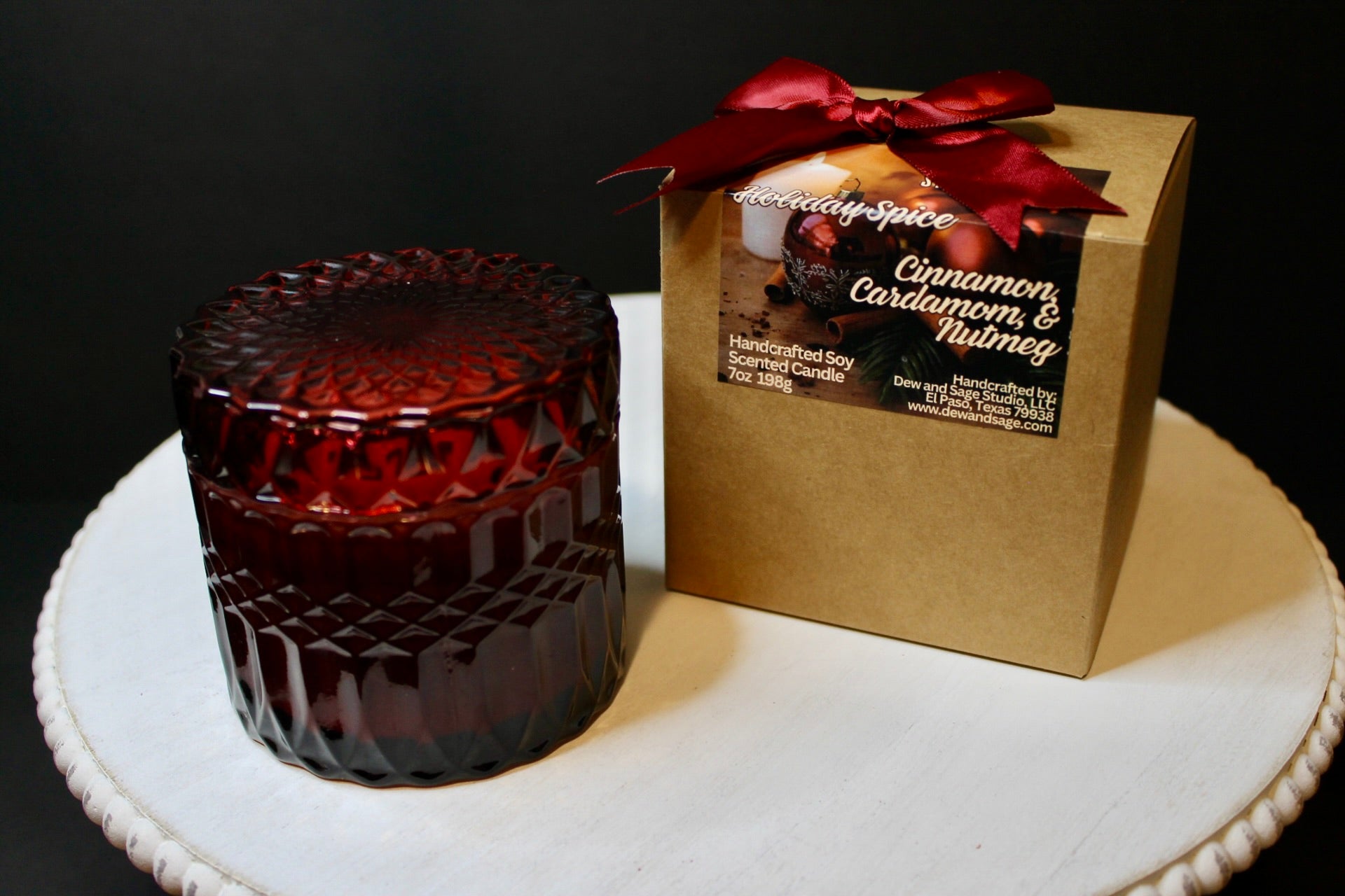 Holiday Spice Scented Candle 7 oz.