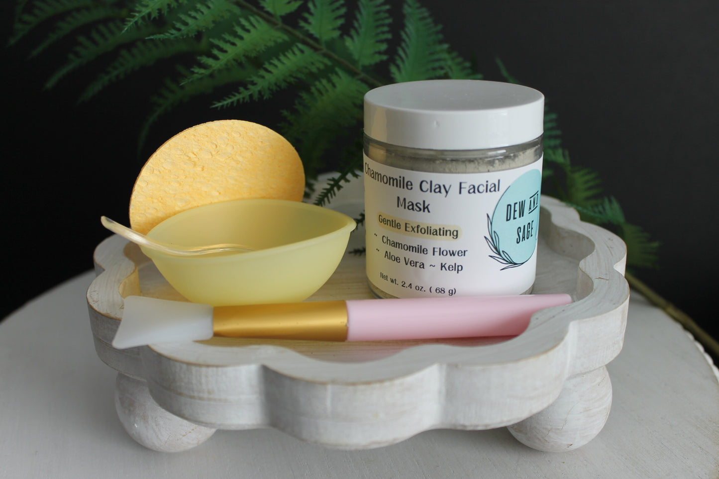 Chamomile Clay Facial Mask Kit