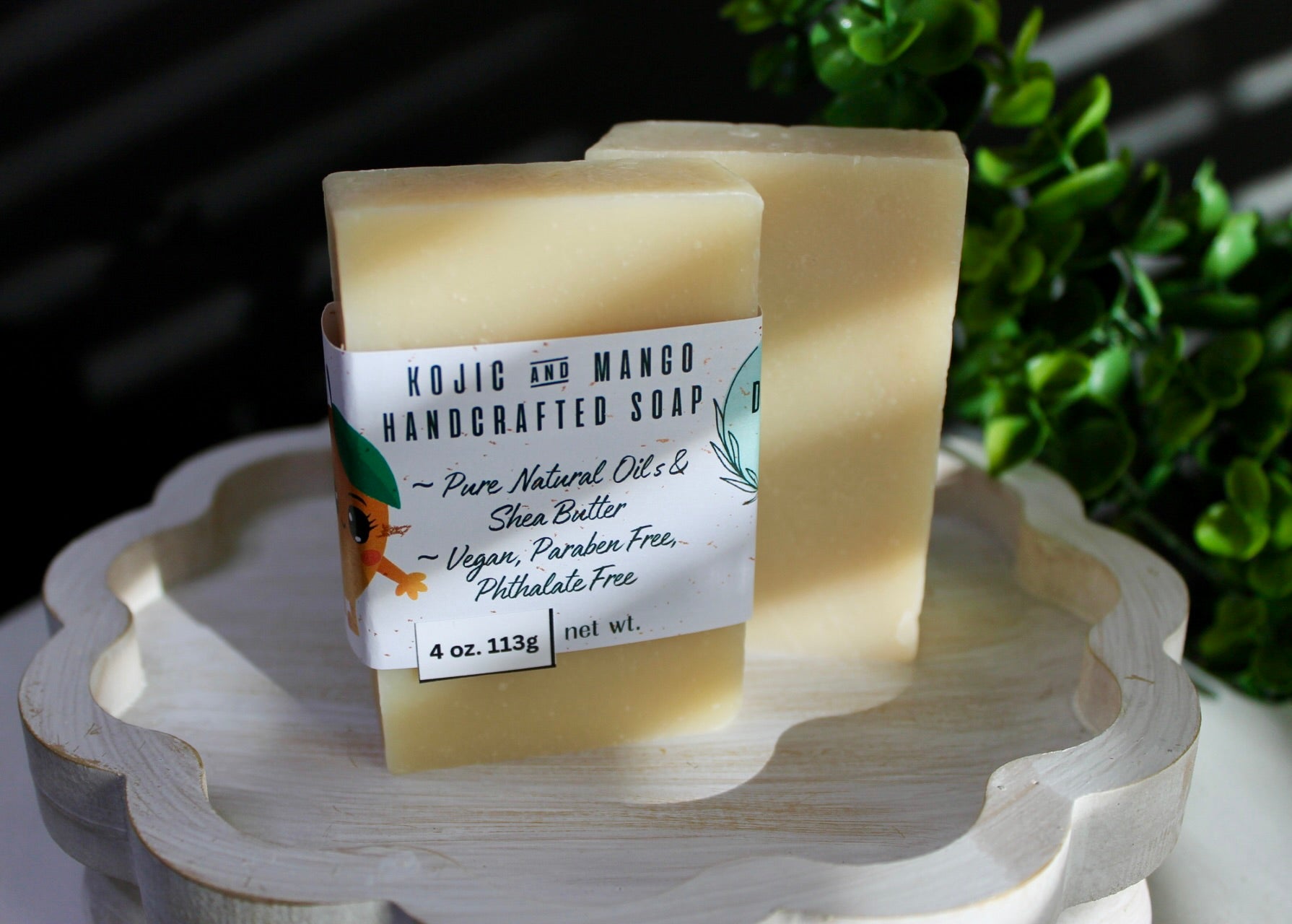 Kojic & Mango Handcrafted Soap 4 oz.
