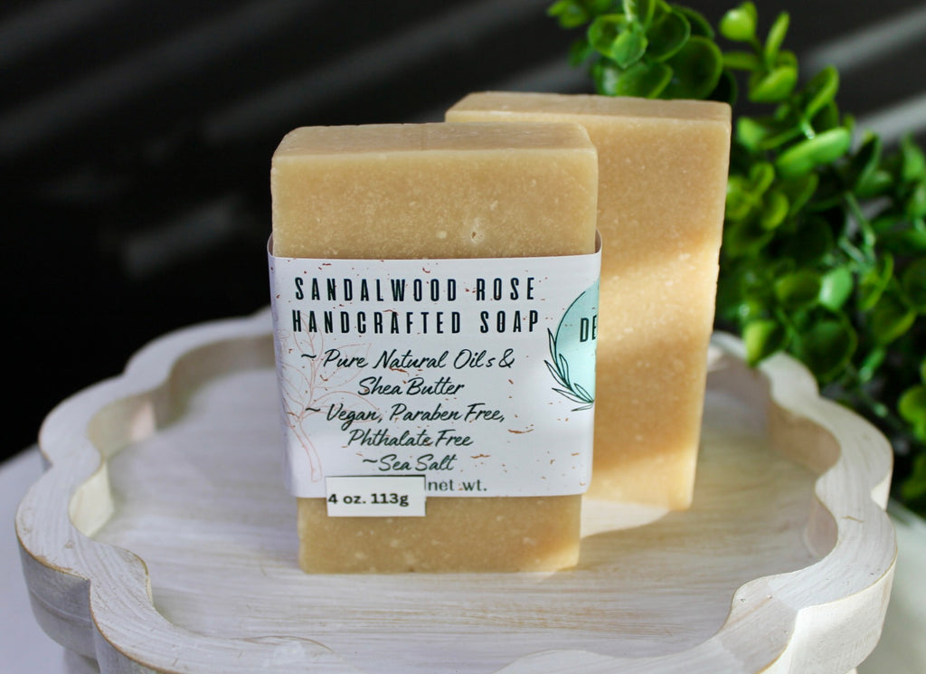 Sandalwood Rose  Handcrafted Soap