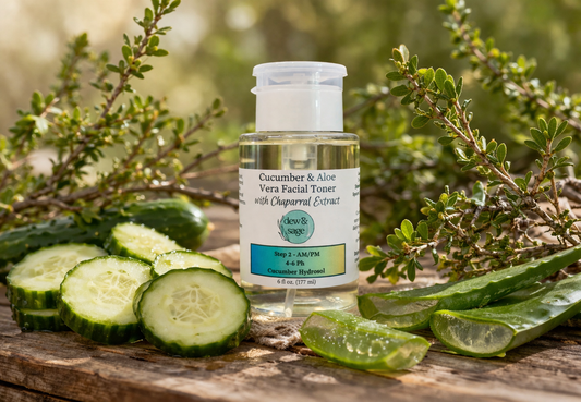 Facial Toner - Cucumber & Aloe Vera with Chaparral Extract - 6 oz.