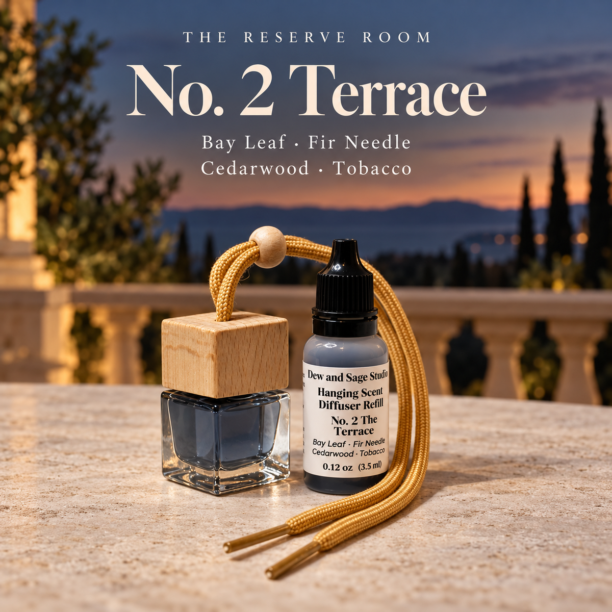 Hanging Scent Diffuser with 2 Refills