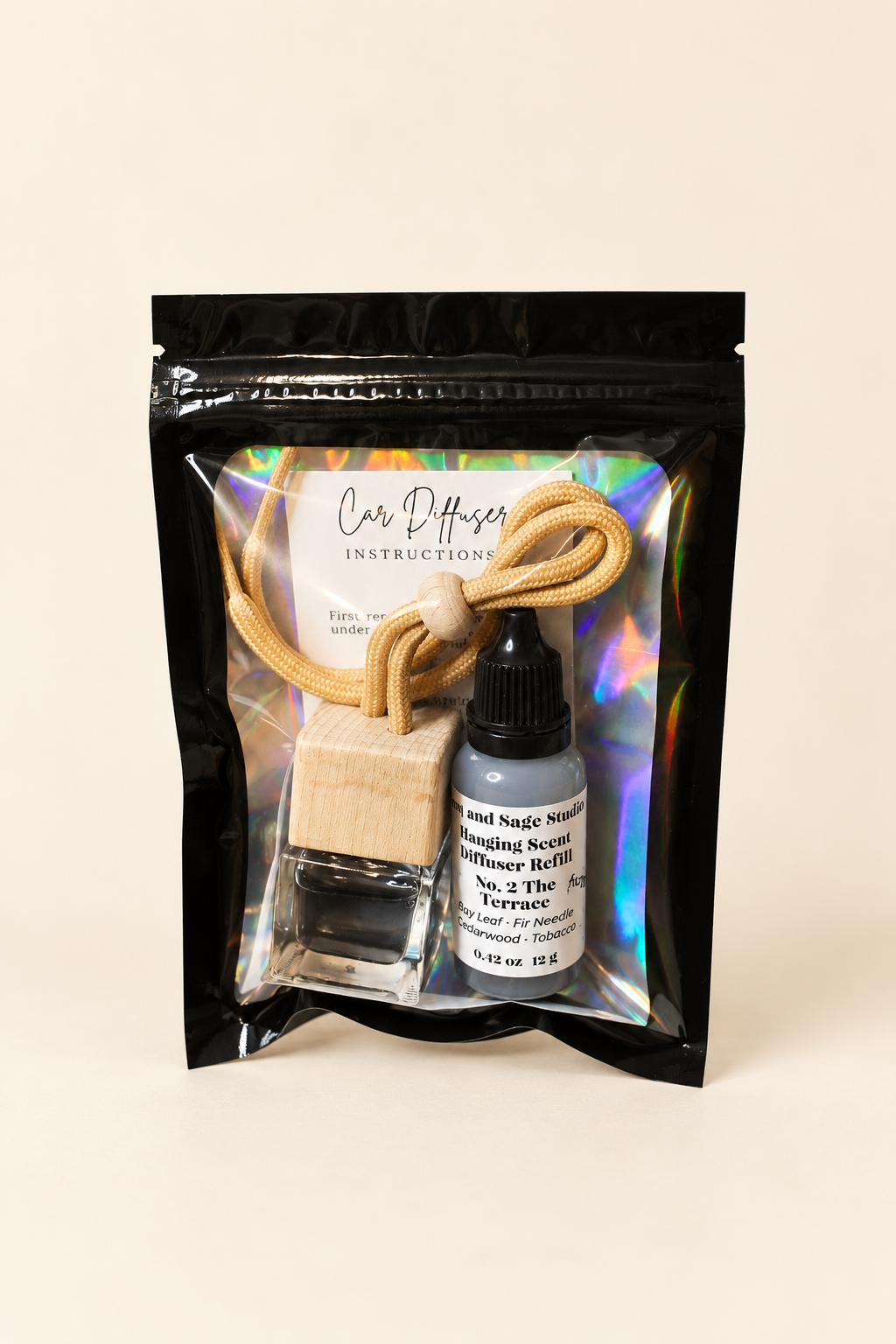 Hanging Scent Diffuser with 2 Refills