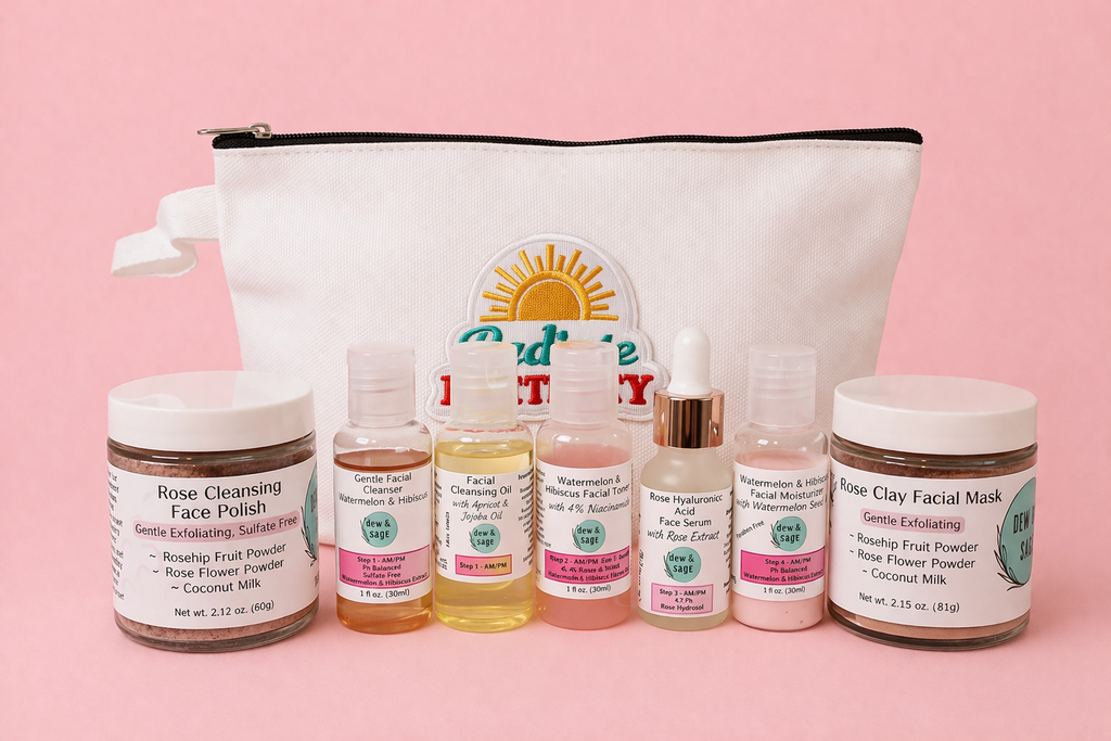Skincare Discovery Set - 8 pc. Rose, Watermelon & Hibiscus
