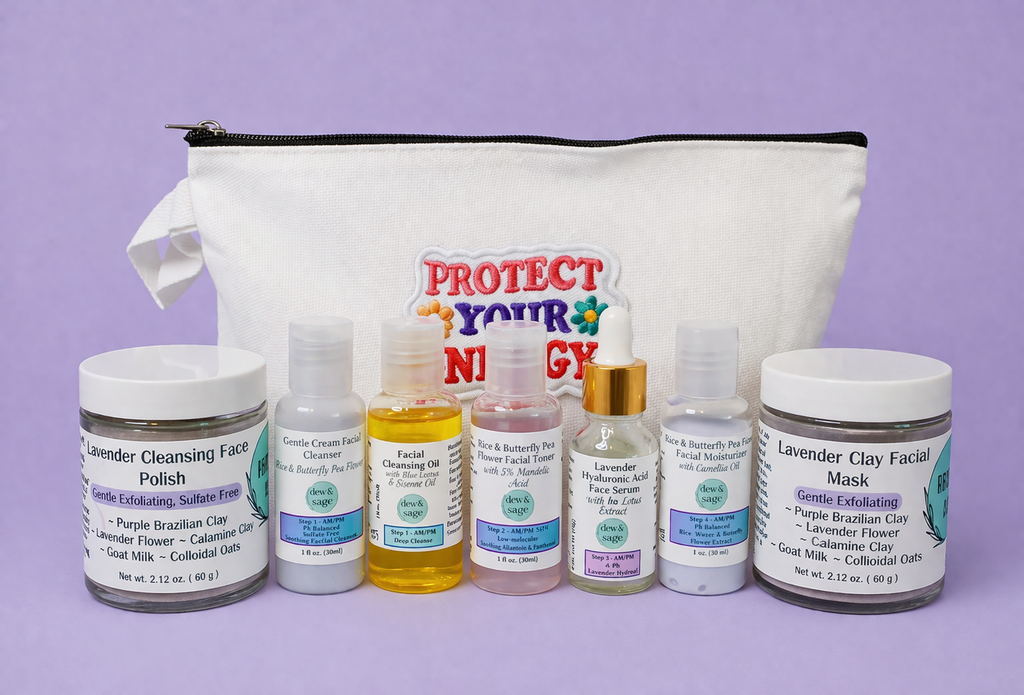 Skincare Discovery Set - 8 pc. Lavender, Rice & Butterfly Pea Flower