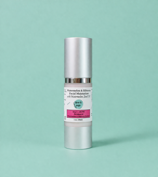 Facial Moisturizer - Watermelon & Hibiscus - 1 oz.