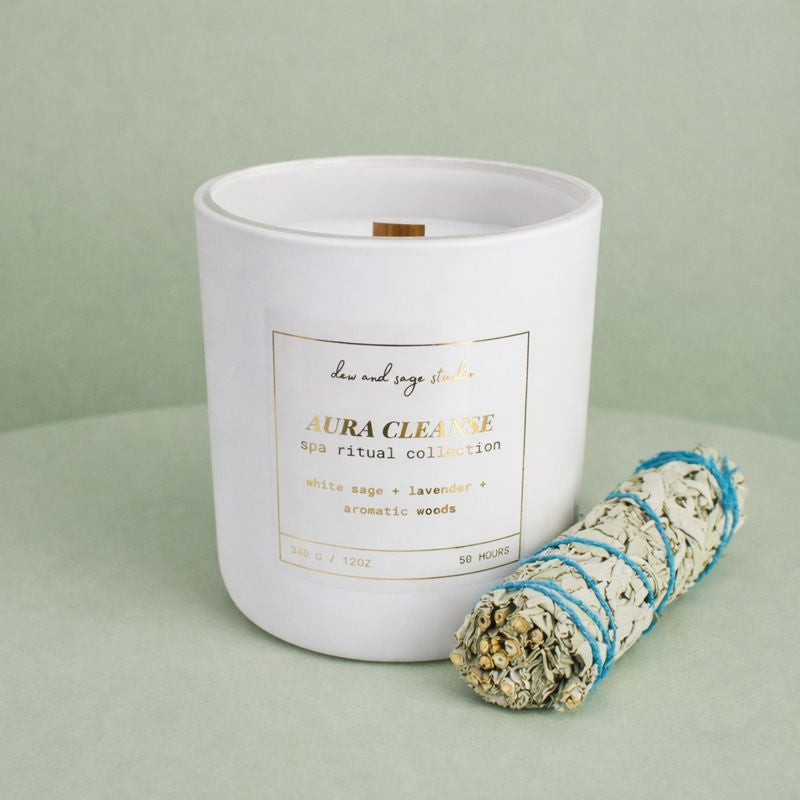 Aura Cleanse Spa Ritual Candle 12 oz.