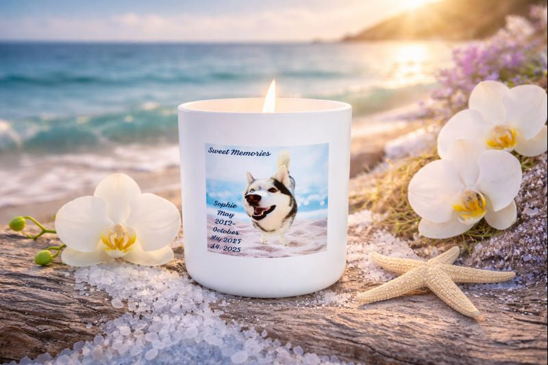 "Love Never Dies" Remembrance Candle Collection